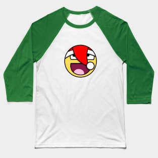 Emoji Xmas Christmas Holiday Face Baseball T-Shirt